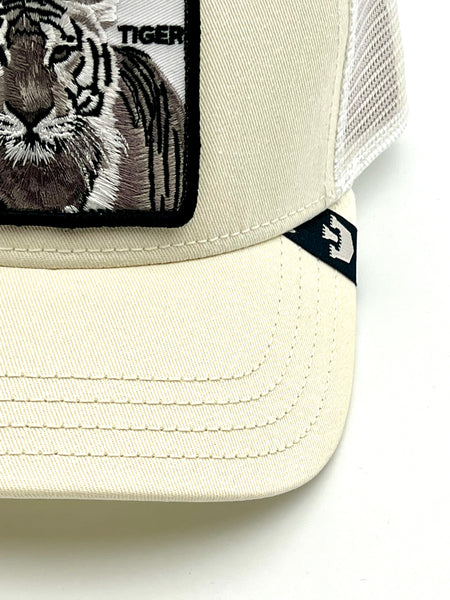 Goorin The Farm trucker cap - The White Tiger 1010392 One Size