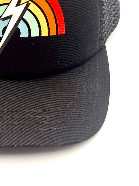 Lightning Bolt trucker cap Rainbow print
