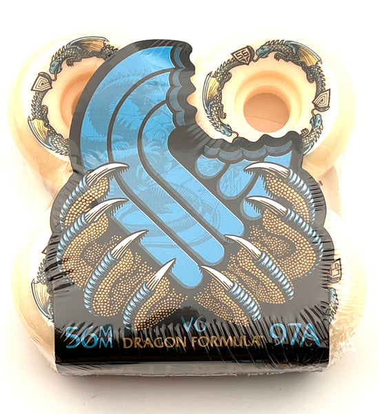 Powell Peralta skateboard wheels Dragon Formula V6 97A 56mm (Pack of 4)