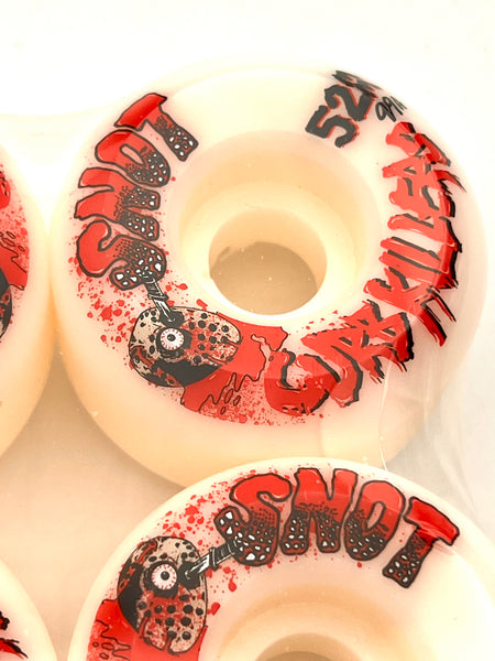Snot skateboard wheels Curb Killer Conical White 99A 52mm (Pack of 4)