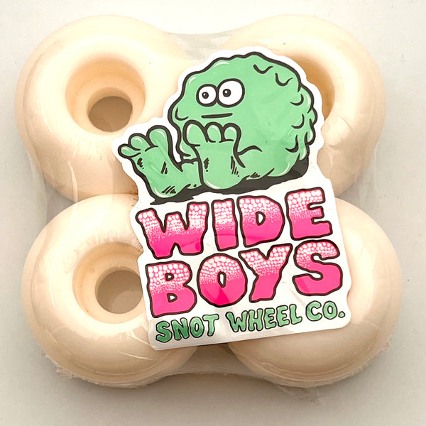 Snot skateboard wheels Jason Adams Wide Boys White 99A 54mm (Pack of 4)