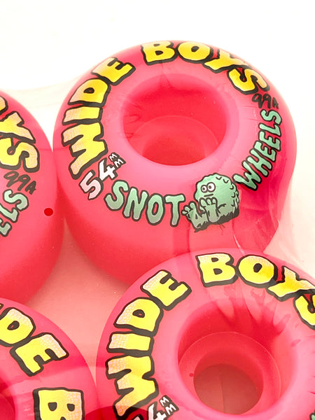 Snot skateboard wheels Wide Boys Neon pink 99A 54mm (Pack of 4)