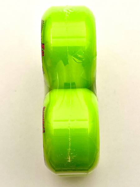 Snot skateboard wheels Swampy Four Hour Conical Neon Green 99A 55mm (Pack of 4)