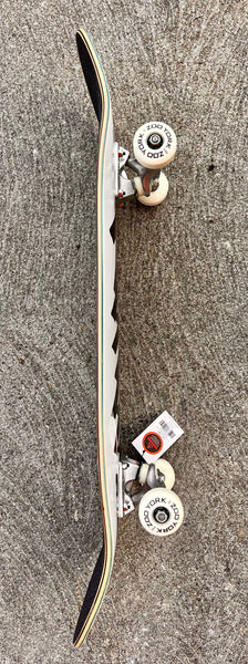 Zoo York skateboard complete OG 95 Tag White / Black 8.25"