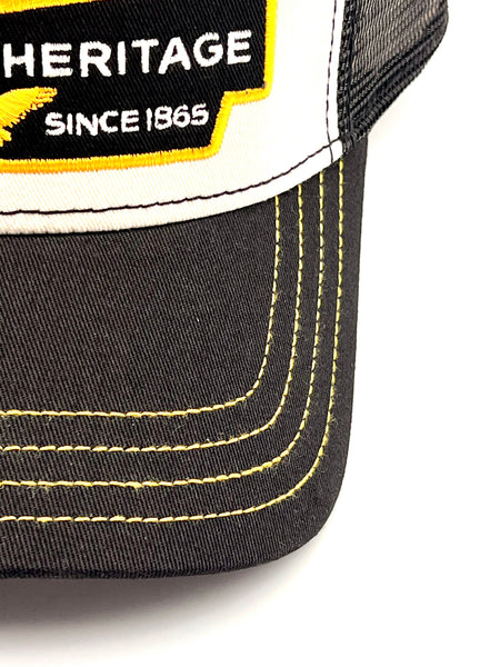 Stetson trucker cap Classic American Heritage White/Black - One Size Fit All