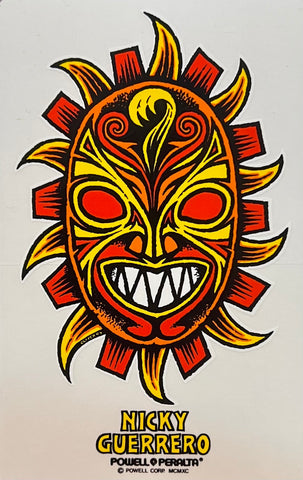 Powell Peralta Nicky Guerrero Mask Sticker (Single) SSPPNGM20