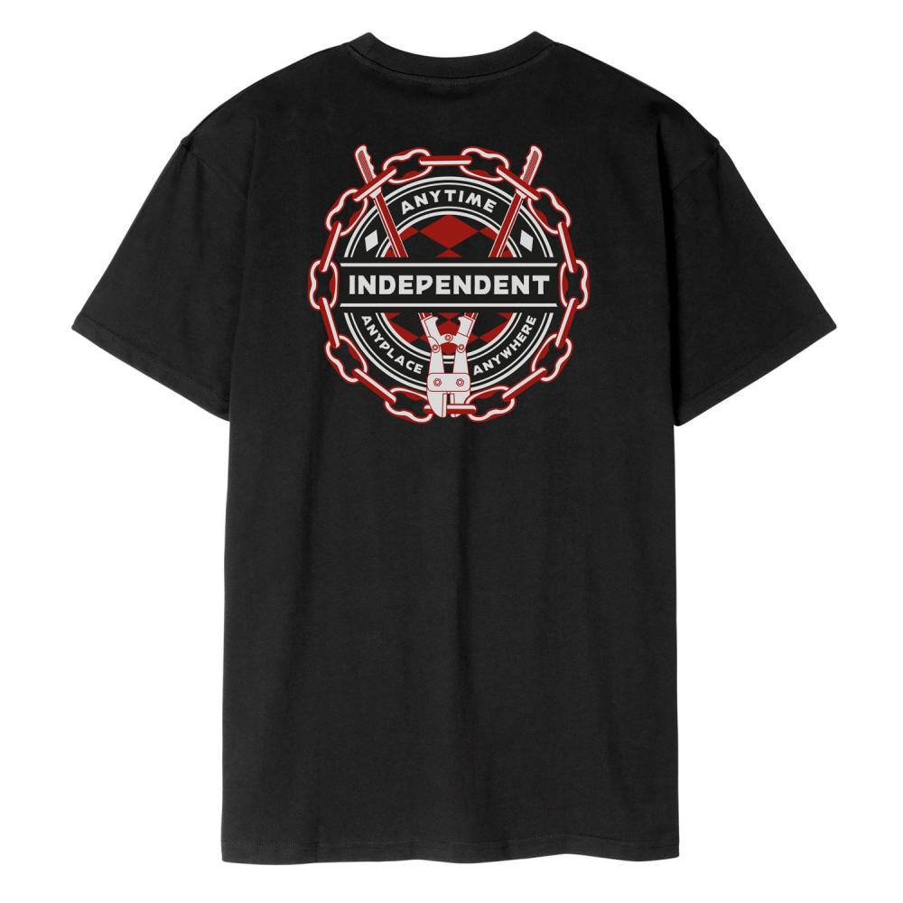 Independent Tee shirt Anytime Anywhere Chain Black