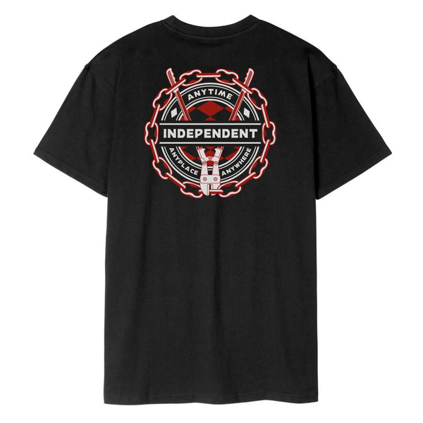 Independent Tee shirt Anytime Anywhere Chain Black