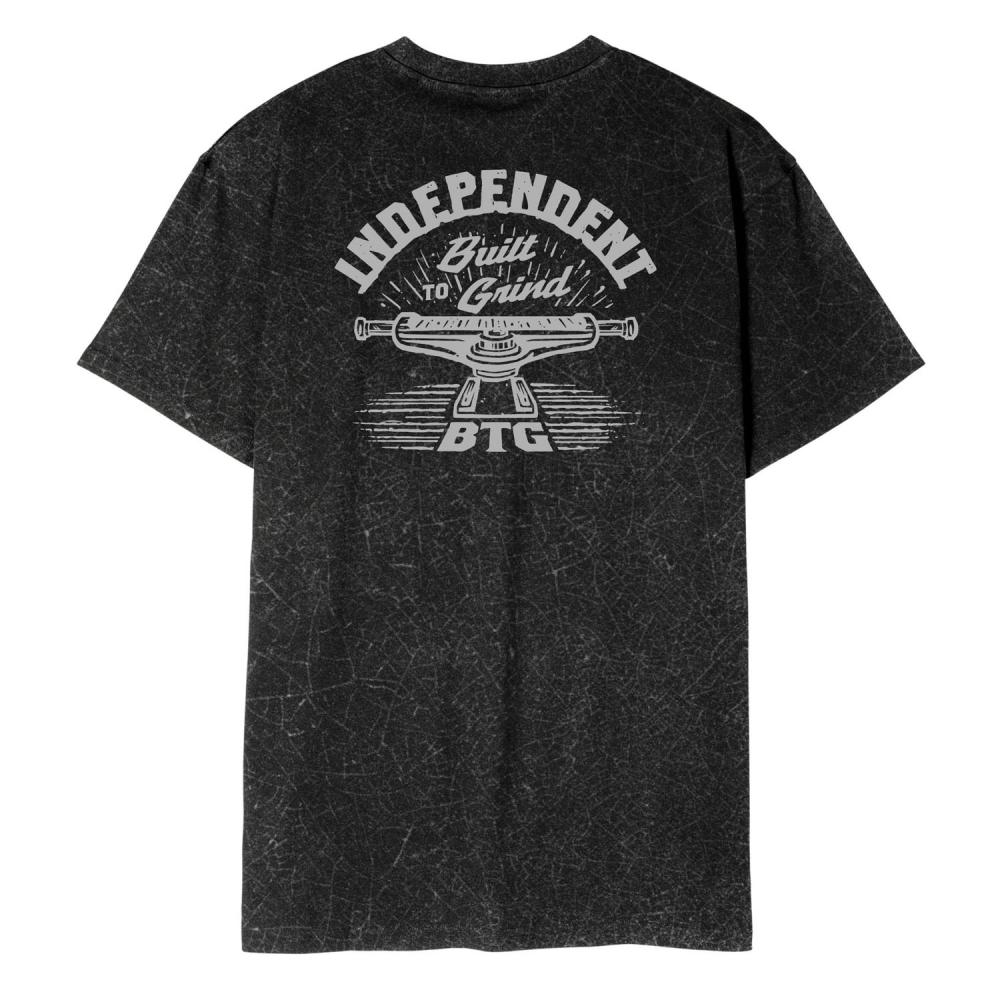 Independent Tee shirt BTG Lino Truck Mineral Wash Black