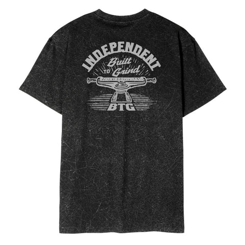 Independent Tee shirt BTG Lino Truck Mineral Wash Black