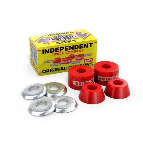 Independent Skateboard Bushings STG 1-7 Original Cushions 90a Soft Red