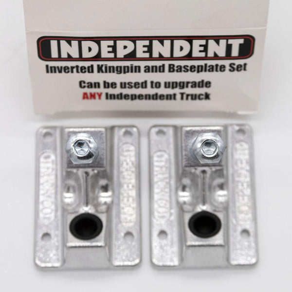 Independent Skateboard IKP Baseplates Inverted Kingpin Baseplate Silver (x2)