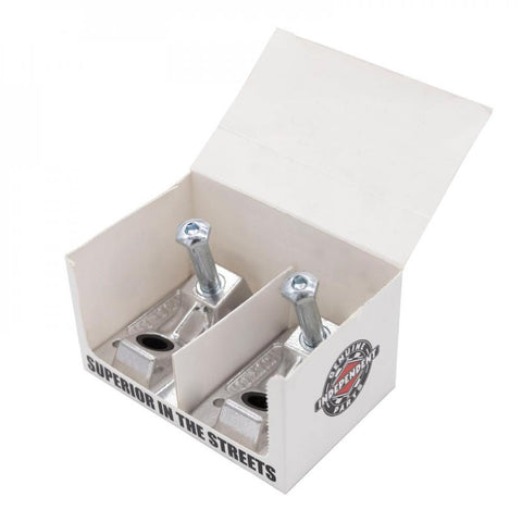 Independent Skateboard IKP Baseplates Inverted Kingpin Baseplate Silver (x2)