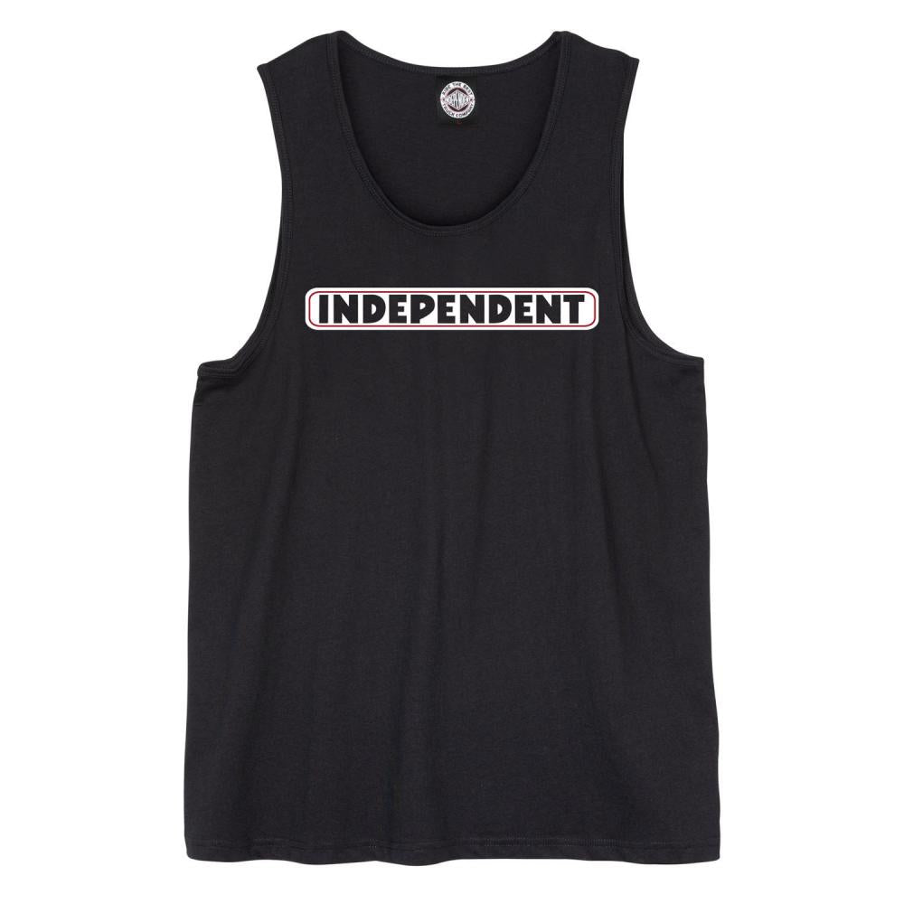 Independent Vest Bar Logo Black