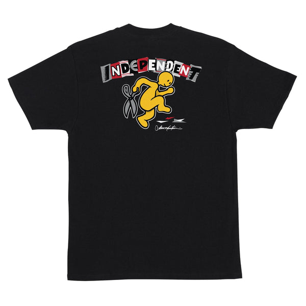 Independent x Lance Mountain Ransom Short sleeves Tee shirts Black