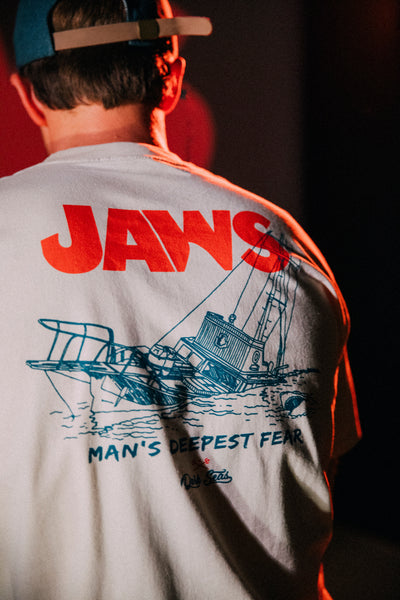Dark Seas x Jaws Deepest Fear Tee shirt cream 304000510J