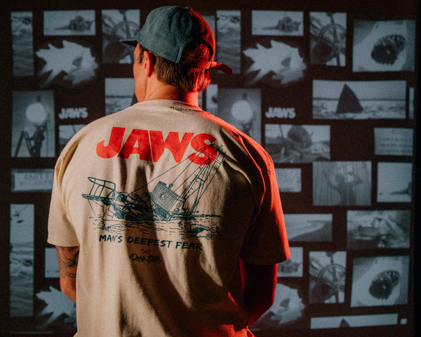 Dark Seas x Jaws Deepest Fear Tee shirt cream 304000510J