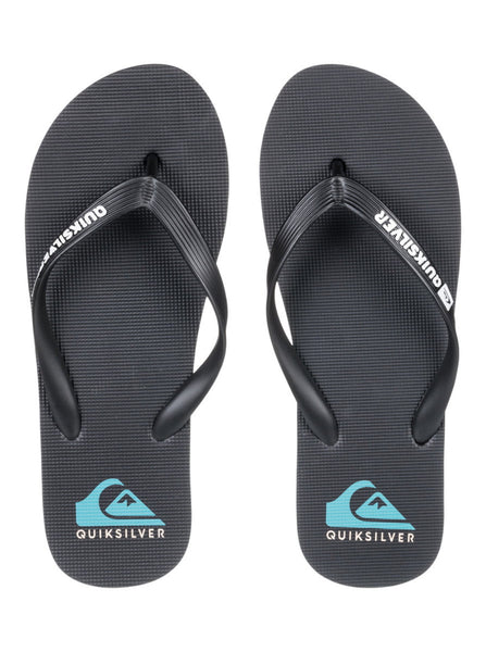 Quiksilver Java Retrolines Flip Flops Black Size UK7 AQYL101115