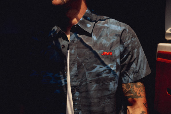 Dark Seas x Jaws Watkins Woven short sleeved Shirt navy 311500134J