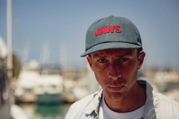 Dark Seas x Jaws Gary hat indigo 321000522J