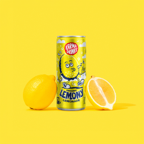 Karma Drinks Organic Lemony Lemonade Yellow 250ml
