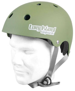 Long Island EPS skateboard Helmet Green Certified
