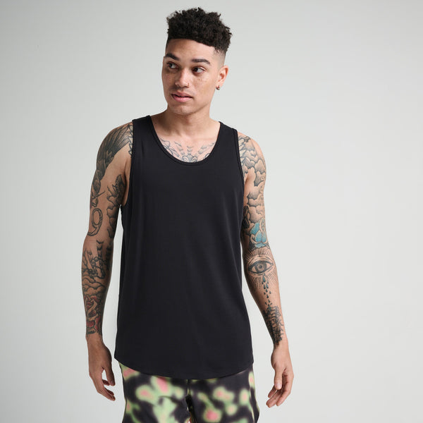 Stance sleeveless tee shirt Fragment performance tank Black