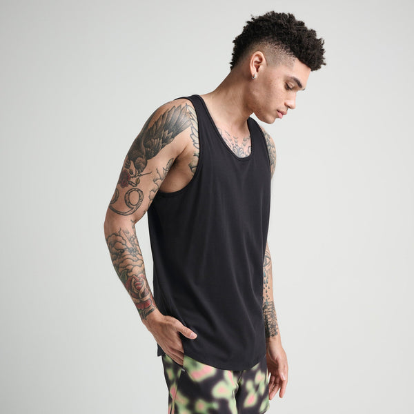 Stance sleeveless tee shirt Fragment performance tank Black