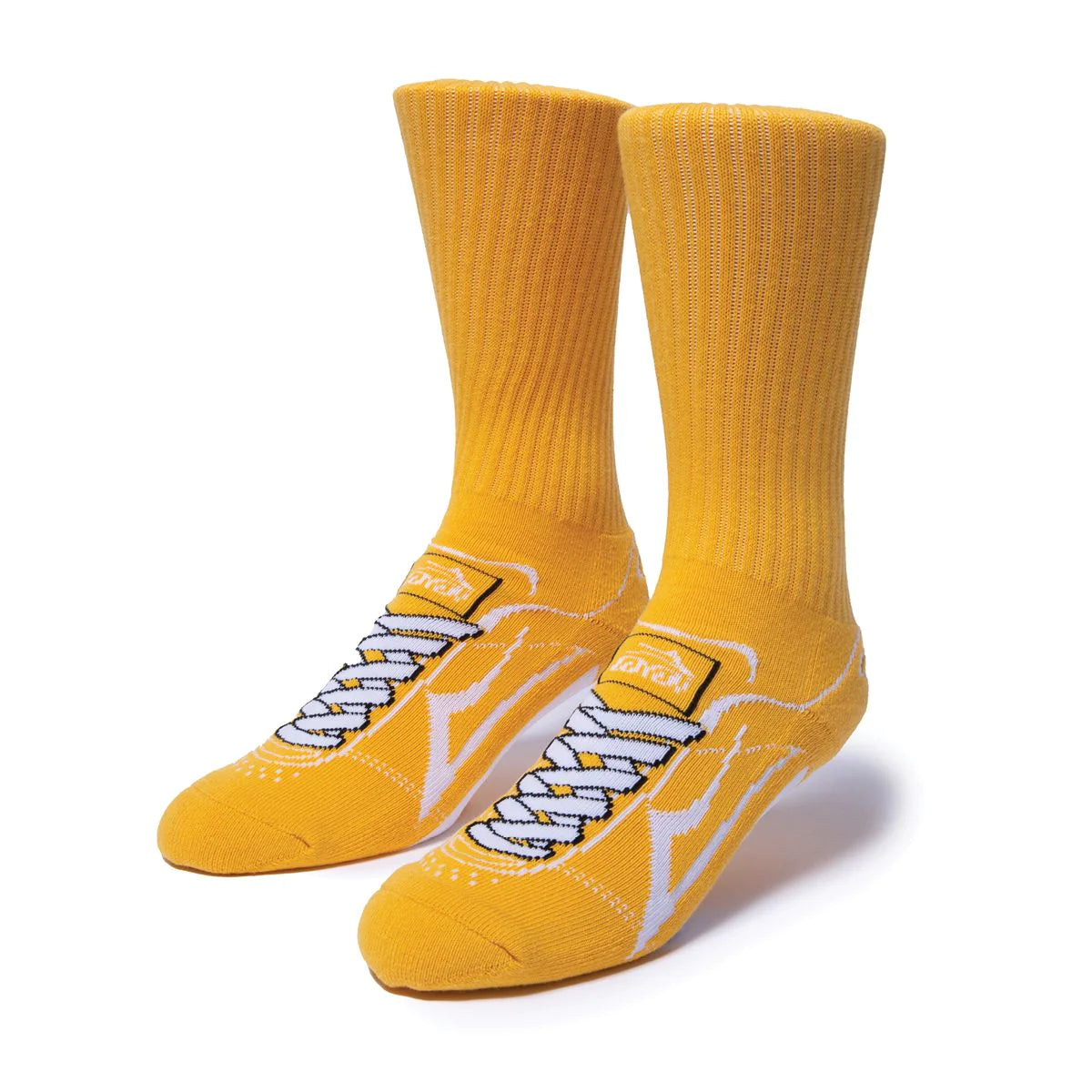 LAKAI Skateboard Manchester crew socks Gold - One size