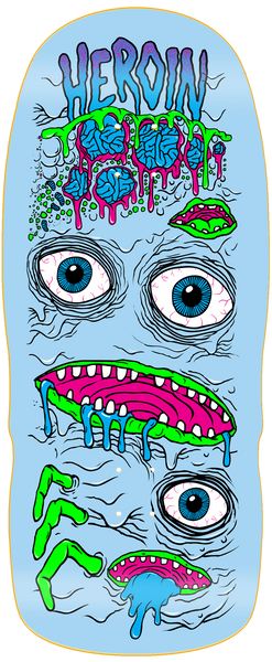 Heroin skateboard deck Mutator 13"