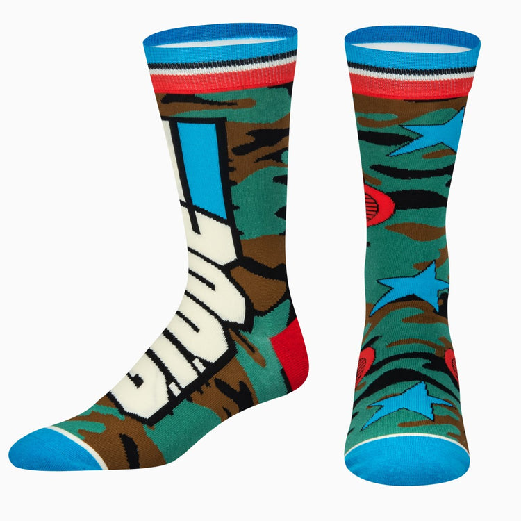 Odd Sox G.I. Joe Split Retro Crew Socks US 8-12