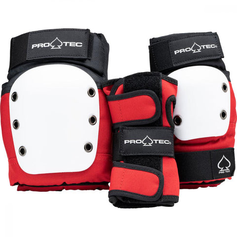 Pro-Tec PadsStreet Gear Junior 3 Pack Red/White/Black