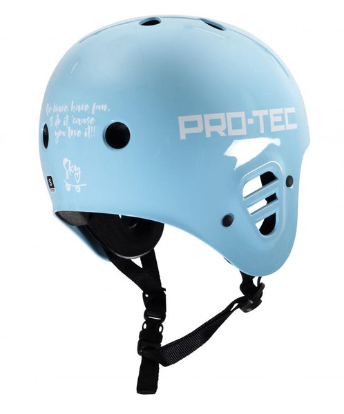 Pro-Tec Helmet Sky Brown Full Cut Blue PRT-PHE-257