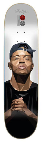 Plan B skateboard deck ALF Gustavo 7.75"