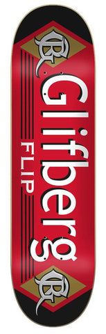 Flip skateboard deck Glifberg Tobacco Red 8.4"