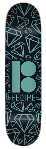 Plan B skateboard deck Symbols Gustavo Diamonds 7.87"
