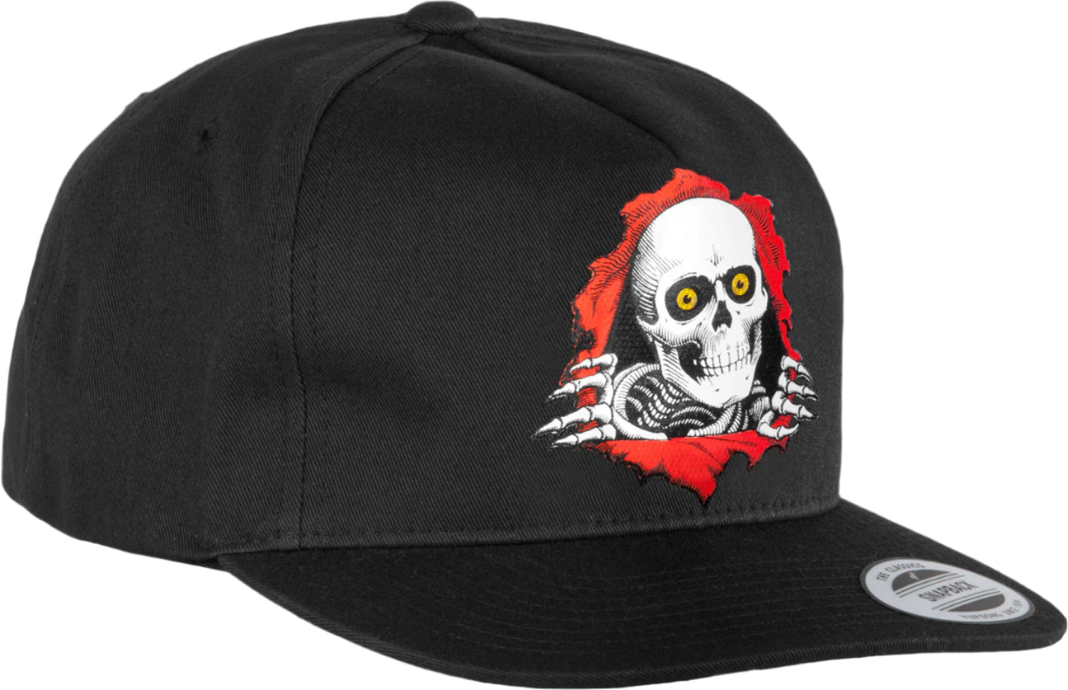 Powell Peralta 5-panels snapback cap Ripper 2 Black One size