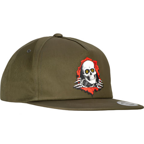 Powell Peralta 5-panels snapback cap Ripper 2 Military green One size