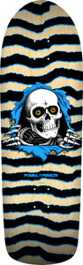 Powell Peralta Old School Ripper Skateboard Deck Natural / Blue 9.89"