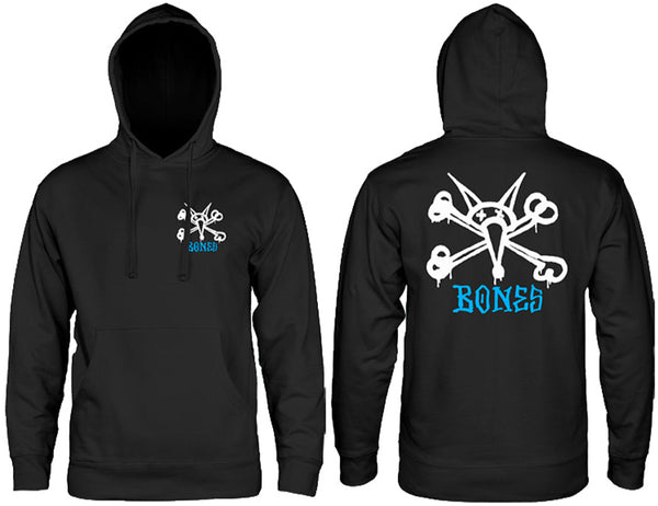Powell Peralta Rat Bones Mid Weight Hoodie Black