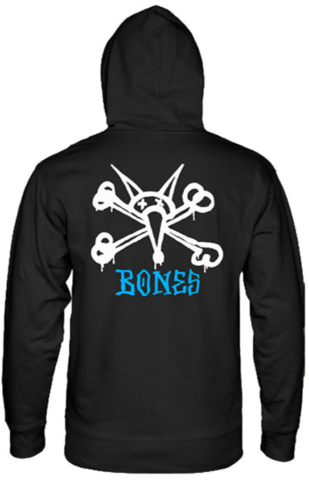 Powell Peralta Rat Bones Mid Weight Hoodie Black
