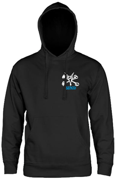 Powell Peralta Rat Bones Mid Weight Hoodie Black
