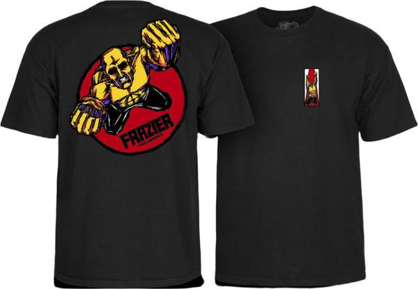 Powell Peralta Short sleeves tee shirt Mike Frazier Yellow Man Black