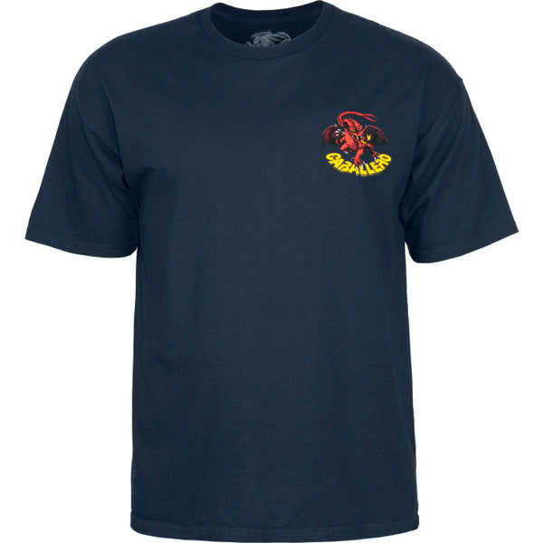 Powell Peralta Short sleeves tee shirt Steve Caballero Classic Dragon II Navy