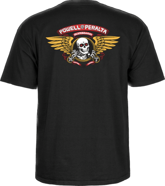 Powell-Peralta Winged Ripper T-Shirt Black CTMPPCWRX