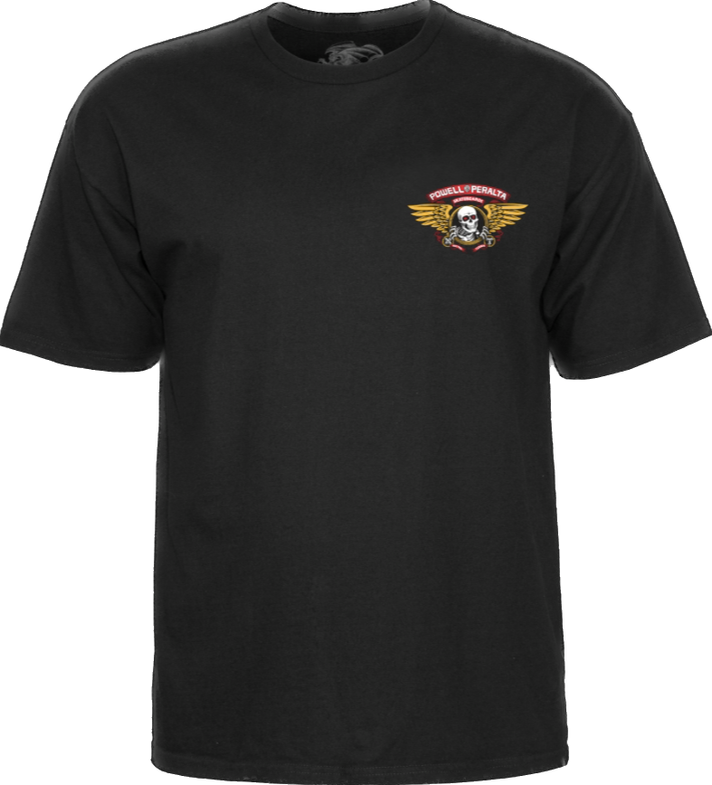 Powell-Peralta Winged Ripper T-Shirt Black CTMPPCWRX