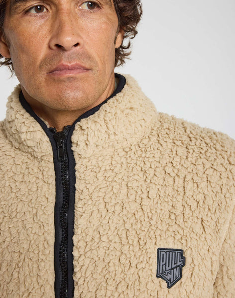 Pullin Sherpa Park Cream Jacket