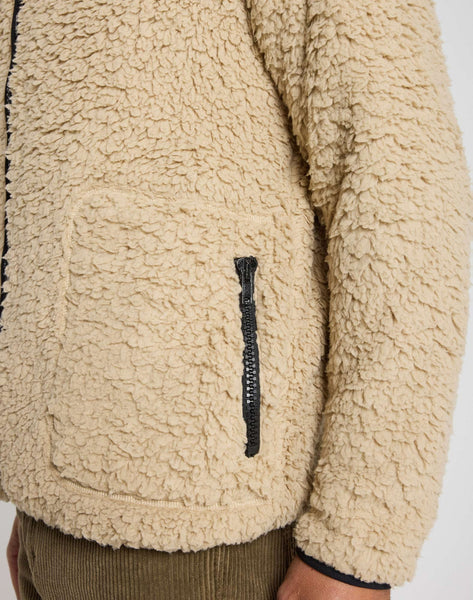 Pullin Sherpa Park Cream Jacket
