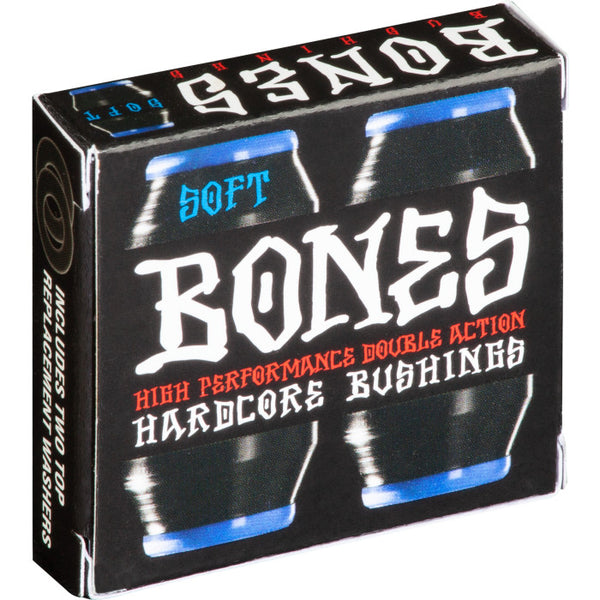 Bones bushings Soft 81A (pack of 4) Black / Blue
