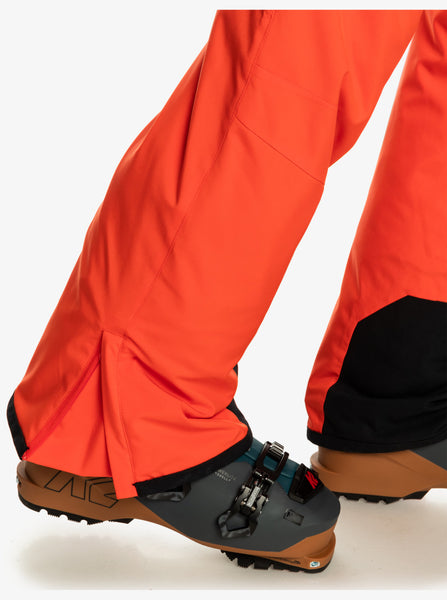 Quiksilver Boundry Mens Snow Pant Medium Pumpkin 70% off